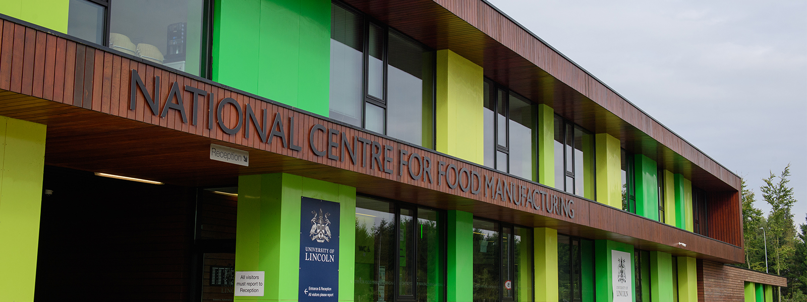 Exterior image of National Centre for Food Manufacturing NCFM 2017